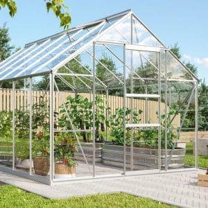 Vitavia Merkur 9900 kasvihuone sokkelilla, ALU
